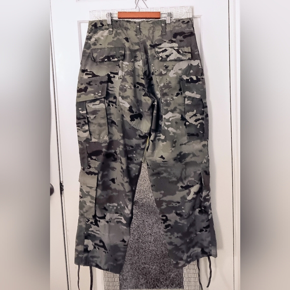 Preowned) OCP Camo Combat Pants Uniform Trouser Unisex Flame Resistant Large Sho - Picture 8 of 12